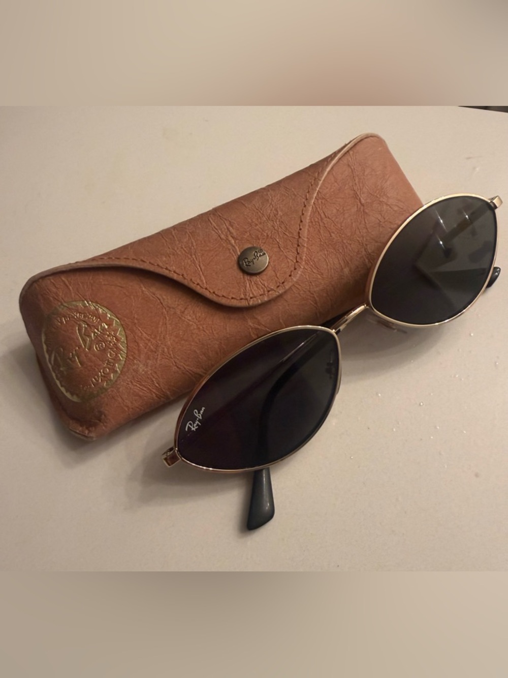 Ray-Ban Kai Bio Based Oval Metal Sunglasses Gold/Black